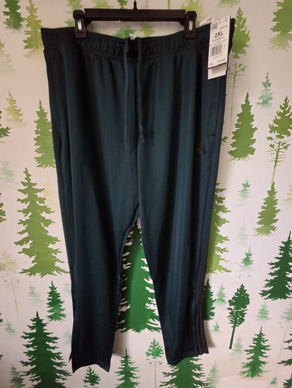 Adidas Aeroready Drawstring Athletic Slim Tapered Pants